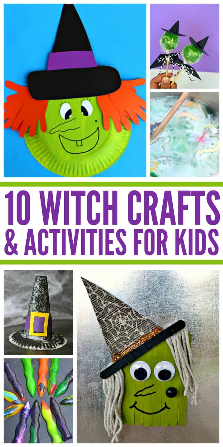 10 Witch Crafts & Activities for Kids