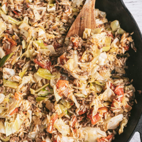 Cabbage Roll Rice - Want the taste of cabbage rolls without the extra work? This Cabbage Roll Rice recipe is exactly what you need. It's easy to make and tastes delicious!