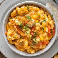 The recipe in a bowl.