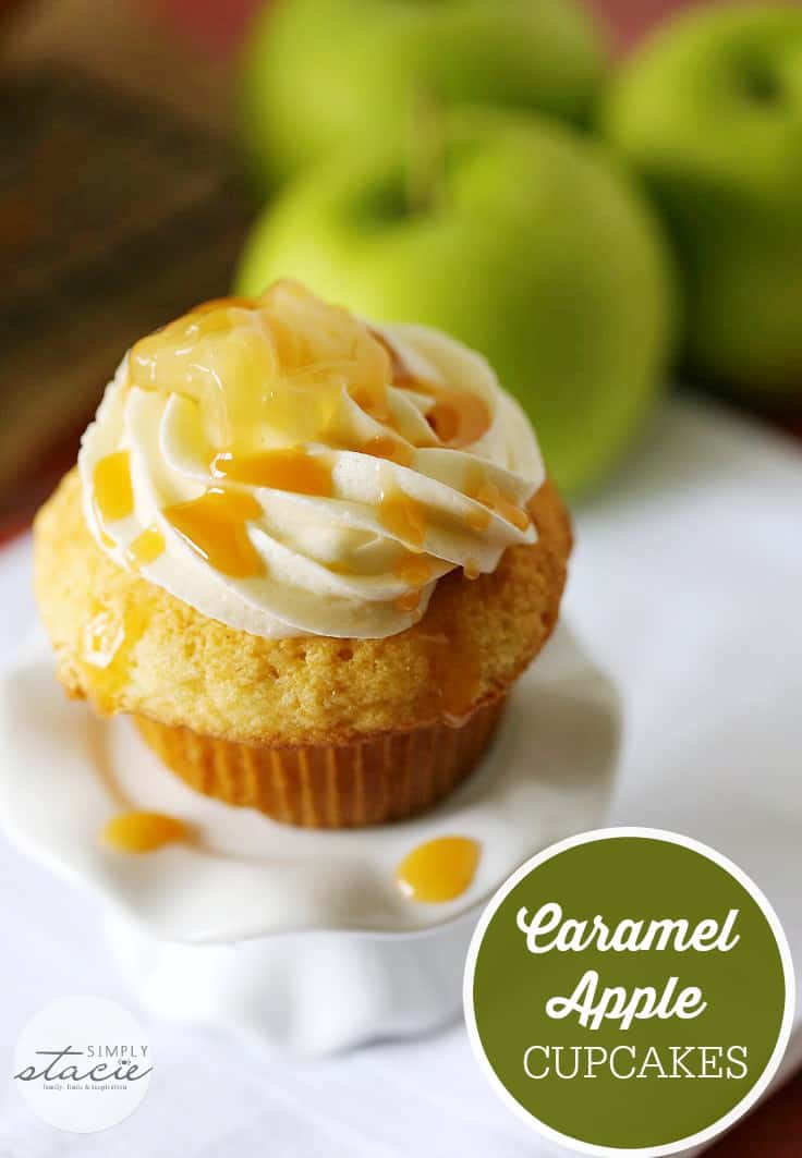 Caramel Apple Cupcakes Simply Stacie