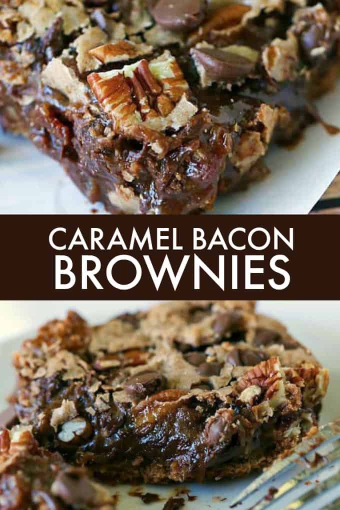 Caramel Bacon Brownies Simply Stacie