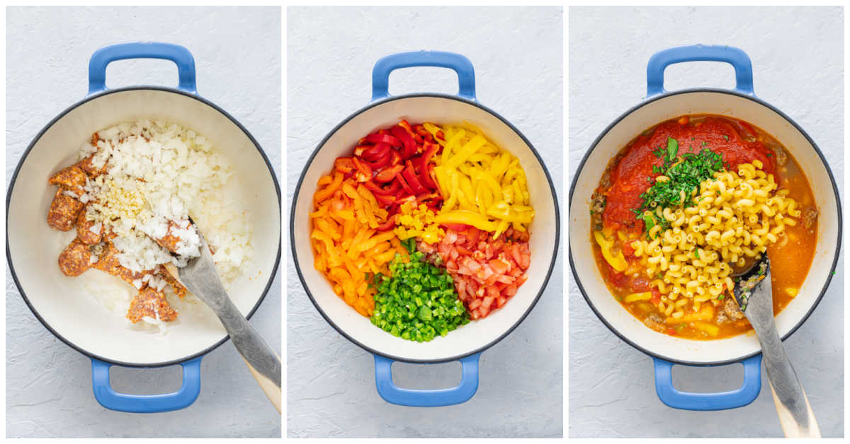 Steps to make the recipe.