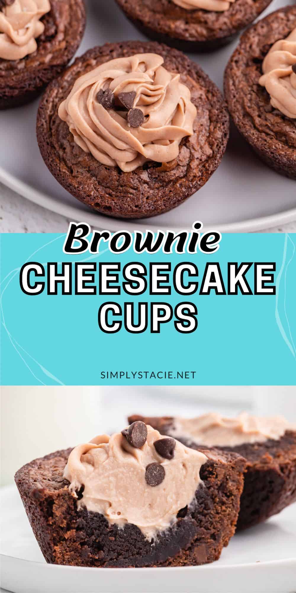 Brownie Cheesecake Cups Simply Stacie