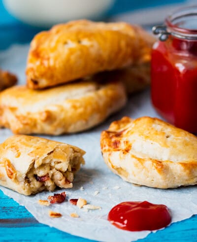 Cheese and Bacon Hand Pies