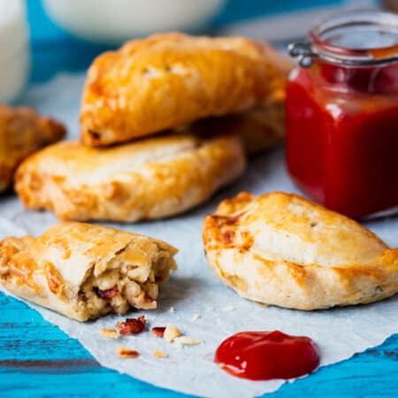 Cheese and Bacon Hand Pies