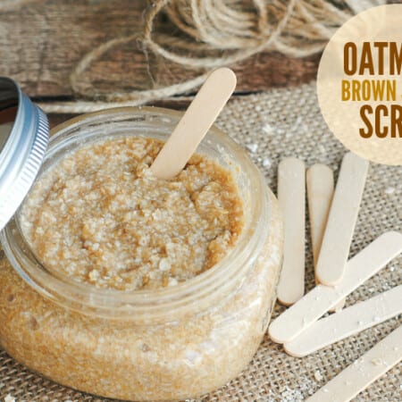 DIY Oatmeal Brown Sugar Scrub