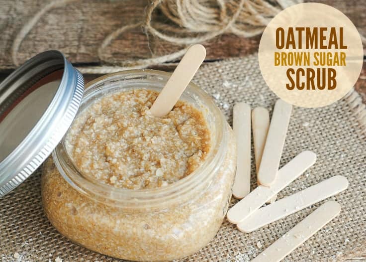 DIY Oatmeal Brown Sugar Scrub
