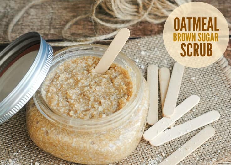 Make Your Own Oatmeal Brown Sugar Scrub