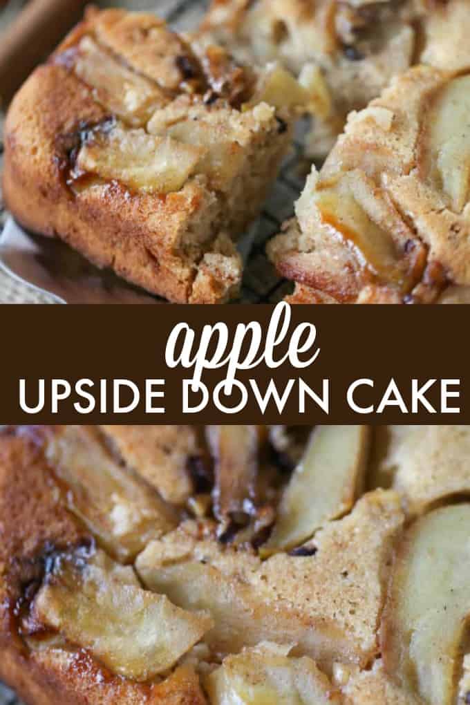 Apple Upside Down Cake - You've had pineapple, now try apple! This amazing fall take on a classic dessert will wow at every holiday and potluck.