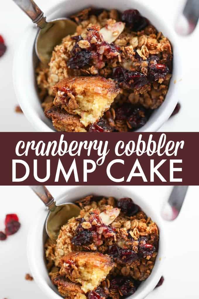 Cranberry Cobbler Dump Cake Simply Stacie