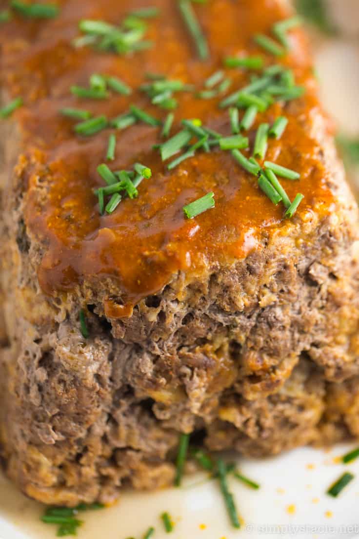 Indian Meatloaf - A Middle Eastern twist on an American classic! This ground beef and pork dish is packed with Vindaloo sauce with more on top.