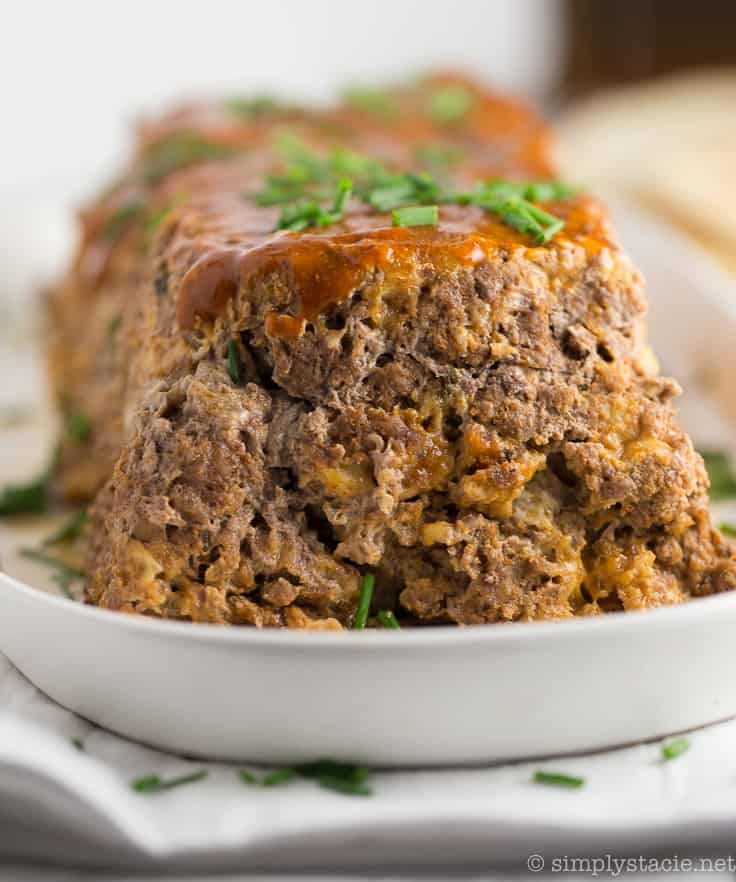 Indian Meatloaf - A Middle Eastern twist on an American classic! This ground beef and pork dish is packed with Vindaloo sauce with more on top.