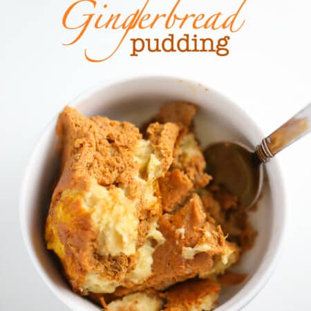Pumpkin Gingerbread Pudding