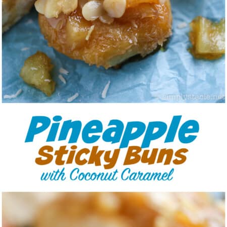 Pineapple Sticky Buns with Coconut Caramel