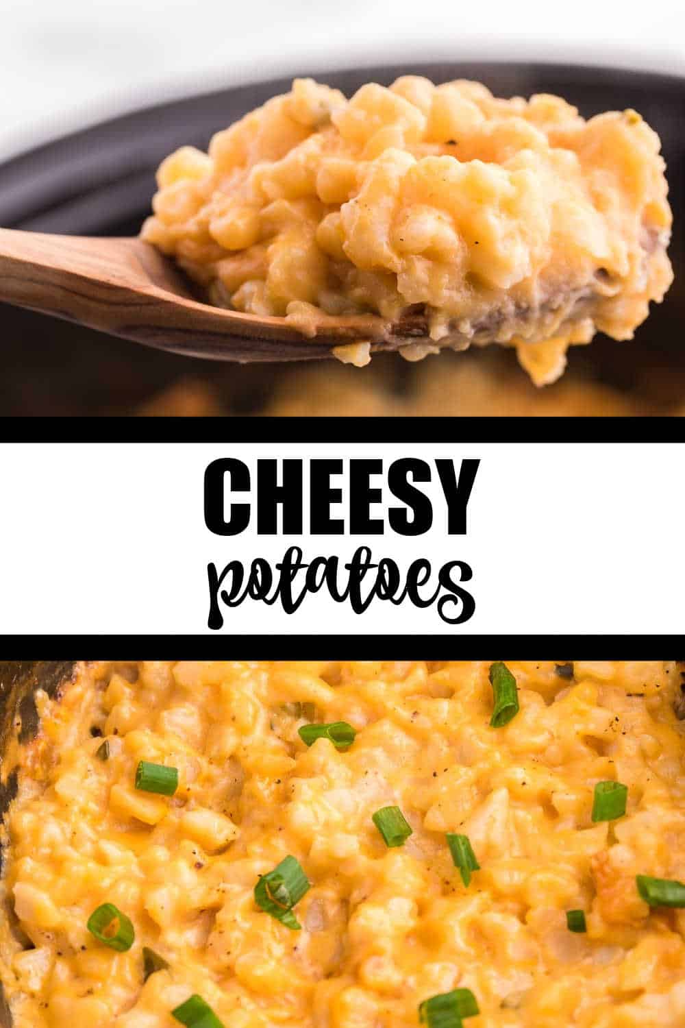 Slow Cooker Cheesy Potatoes - Simply Stacie