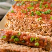 Mexican Meatloaf - A spicy twist on a classic recipe! This Mexican Meatloaf is packed with beef, cheese, seasonings, chilies and salsa. The results is a mouthwatering meal!