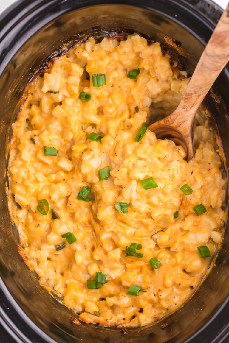 Slow Cooker Cheesy Potatoes