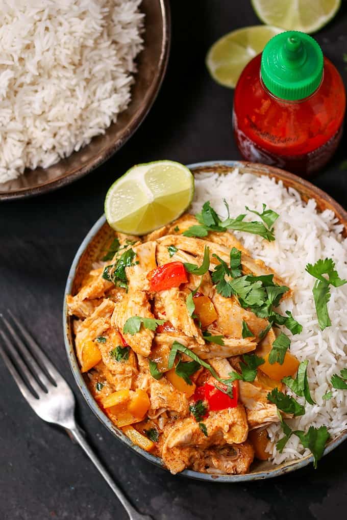 Turkey Thai Curry - Great way to use leftover turkey! This weeknight meal is a 20-minute dish with the flavors of an all-day simmer.