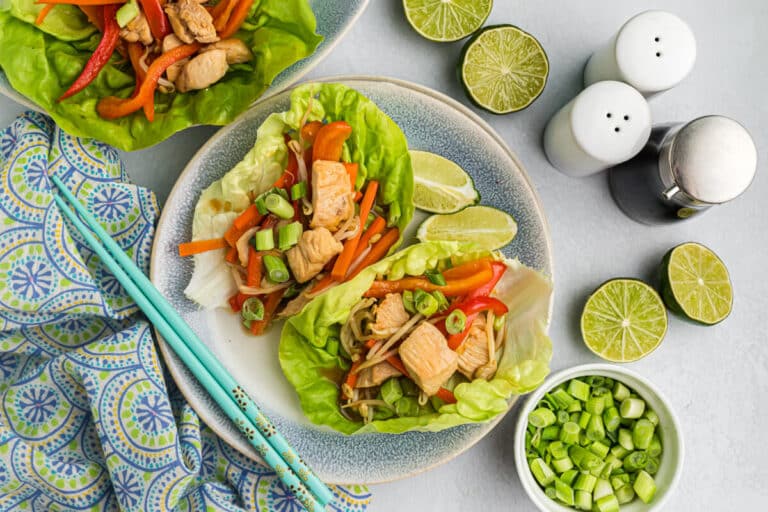 Asian Chicken Lettuce Wraps