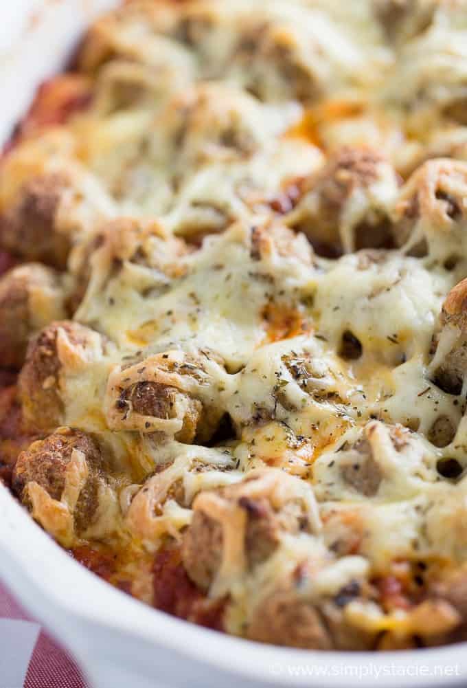 Meatball Sub Casserole Simply Stacie