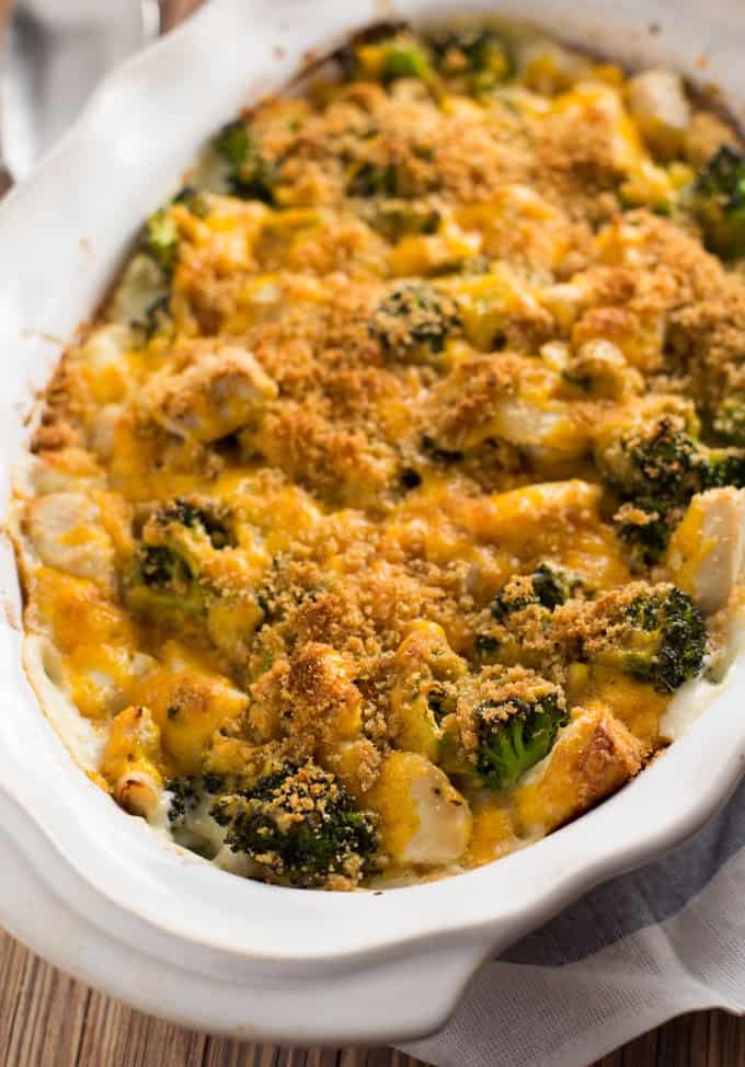 Chicken Broccoli Biscuit Bake - Simply Stacie