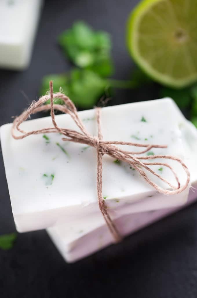 Homemade Lime And Cilantro Soap | Most-Liked Homemade Soap Recipes For Frugal Homesteaders