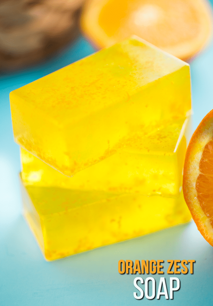 Orange Zest Soap - Fresh and invigorating! Make up a batch of this lovely glycerine soap for your family in under an hour.