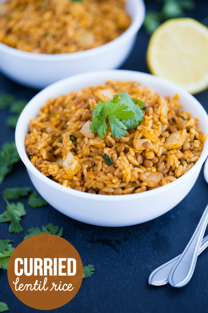 Curried Lentil Rice - Simply Stacie