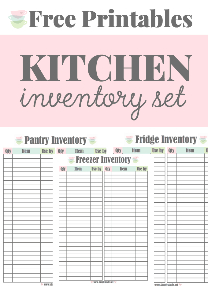 Printable Food Storage Chart