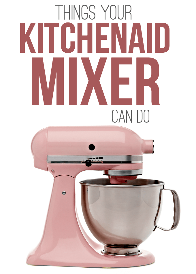 Things Your KitchenAid Mixer Can Do - this kitchen appliance is a master multi-tasker! It makes ice cream, sausage, pasta and so much more.