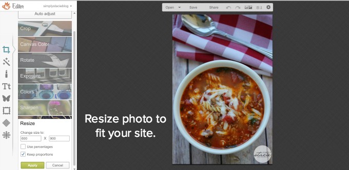 How to Edit a Food Photo in PicMonkey - Try this simple step-by-step tutorial and make your food photos pop! It's amazing what a difference a few simple changes can make.