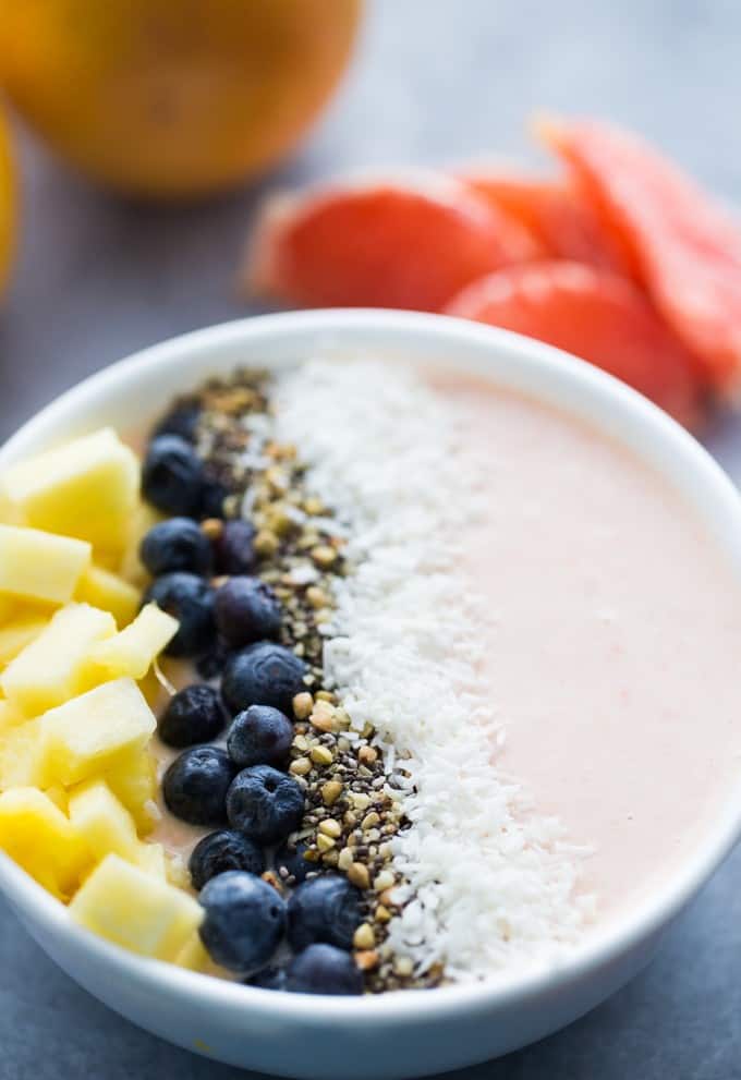 Grapefruit Smoothie Bowl Simply Stacie
