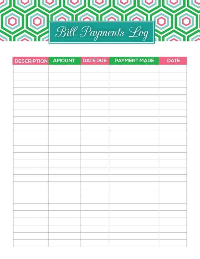 Free Budget Binder - Organize your household finances with these 20 free budgeting printables!