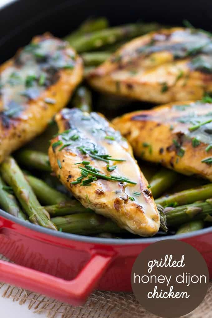 Grilled Honey Dijon Chicken by Simply Stacie