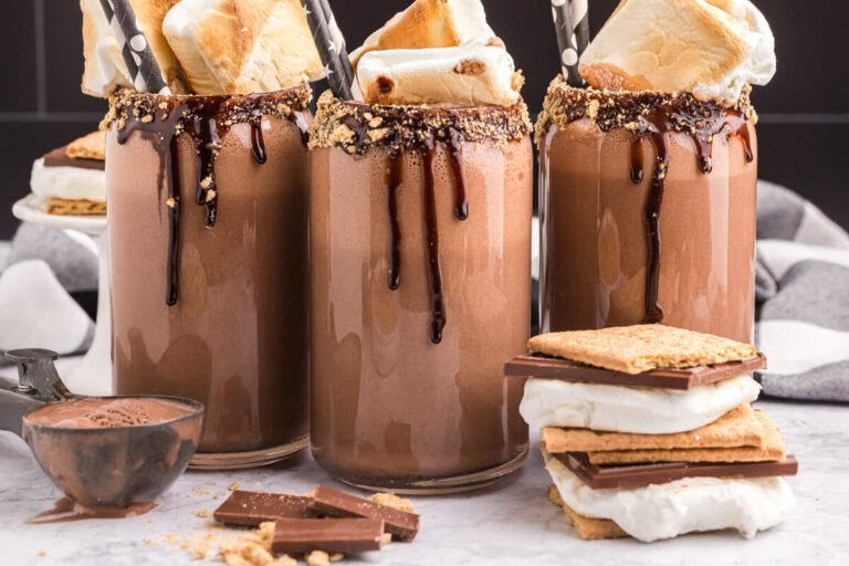 Three glasses of the recipe.