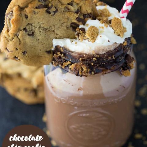 Chocolate Chip Cookie Coffee Milkshake