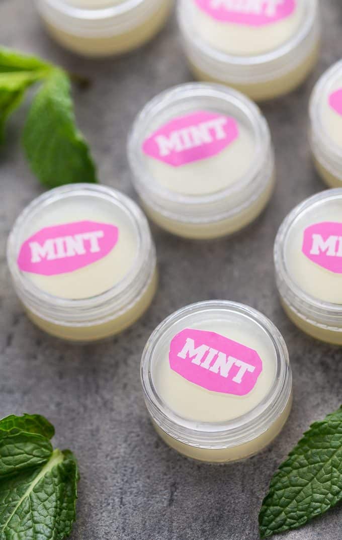 Mint Lip Balm - Your lips will feel soft and minty fresh with this easy DIY beauty recipe!