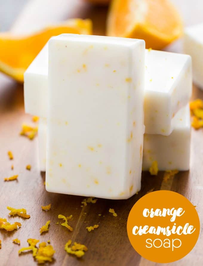 Orange Creamsicle Soap - Smells like a dream! I can't get enough of the vanilla + orange scent combo.