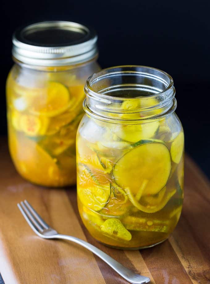 Bread & Butter Refrigerator Pickles - Making pickles couldn't be any easier! They taste delicious and ready to enjoy in just four days. No special equipment required. 
