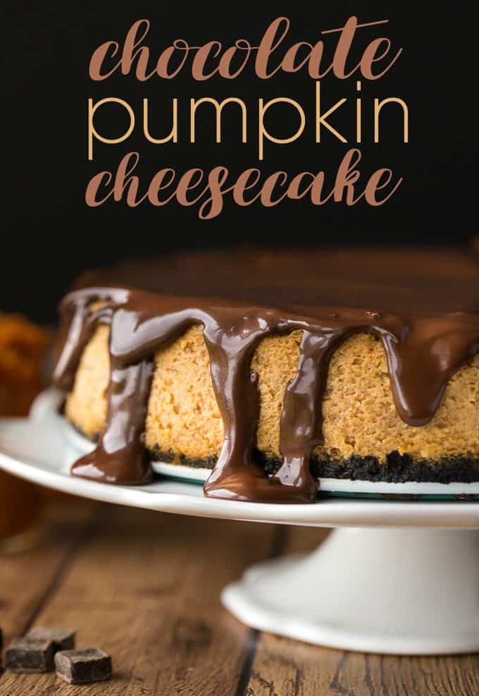 Chocolate Pumpkin Cheesecake - Simply Stacie