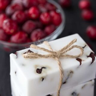 Cranberry Vanilla Shea Butter Soap