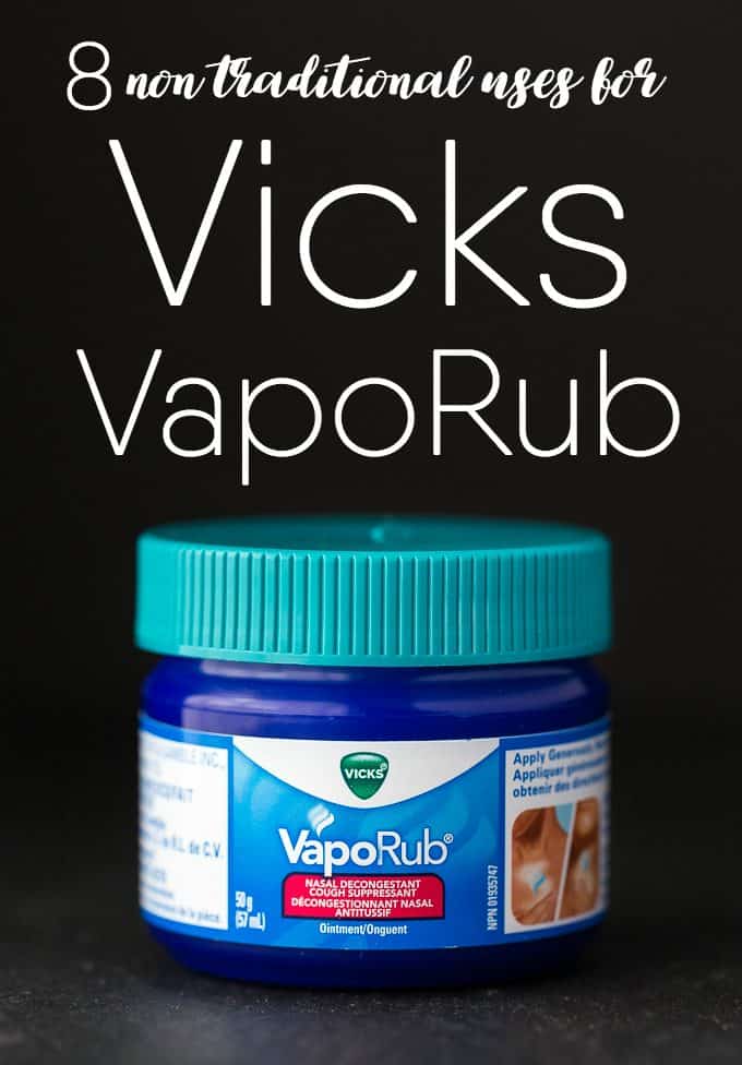 8 Non Traditional Uses for Vicks VapoRub - Who knew this little blue tub had SO many uses? See the different ways you can use it around your home.
