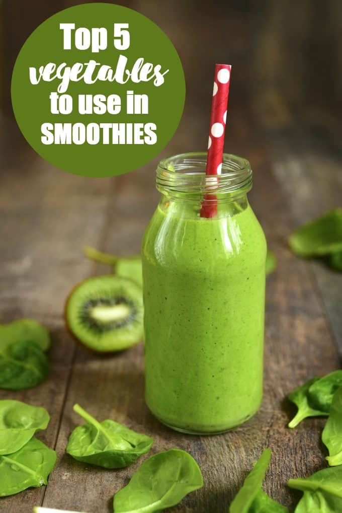Top 5 Vegetables to Use in Smoothies - You can easily add these nutritious veggies to your breakfast smoothies and still have them taste delicious!