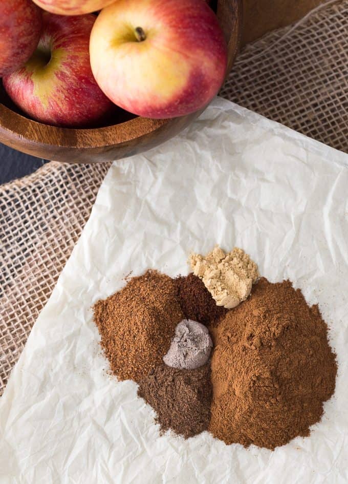 Apple Pie Spice - A fragrant blend of fall spices! It smells heavenly and adds a wonderful flavour to your fall desserts.