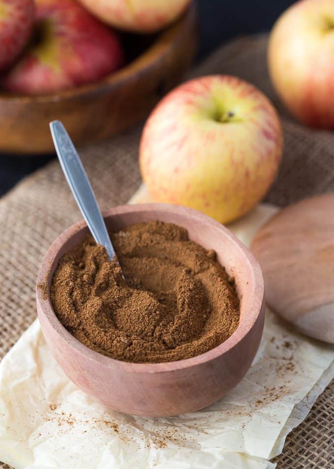 Apple Pie Spice - A fragrant blend of fall spices! It smells heavenly and adds a wonderful flavour to your fall desserts.