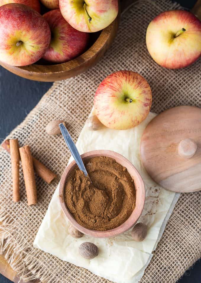 Apple Pie Spice - A fragrant blend of fall spices! It smells heavenly and adds a wonderful flavour to your fall desserts.