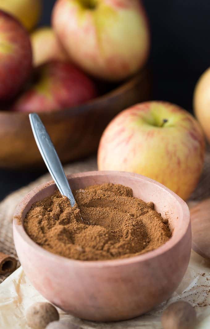 Apple Pie Spice - A fragrant blend of fall spices! It smells heavenly and adds a wonderful flavour to your fall desserts.