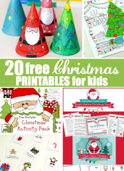 20 Free Christmas Printables for Kids