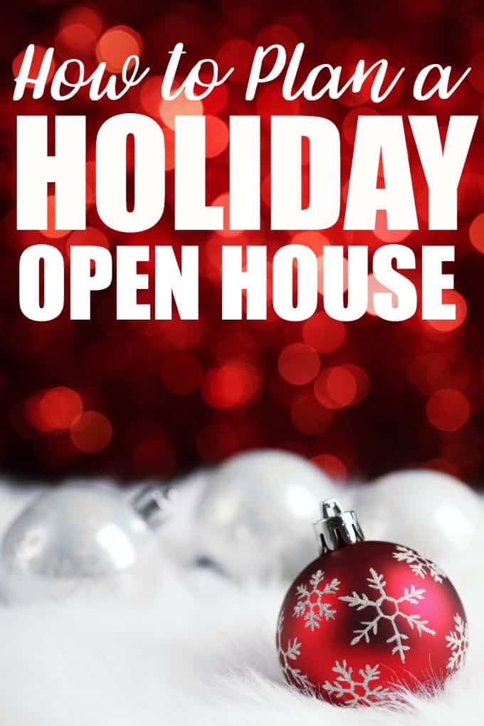 How to Plan a Holiday Open House - A step-by-step guide on how to plan a holiday open house this Christmas season with a free planning printable checklist to keep you organized.