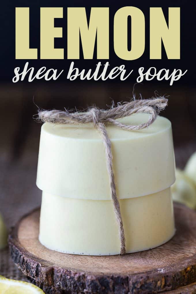 Lemon Shea Butter Soap - Creamy, smooth and fresh. This beautiful DIY soap leaves skin feeling so soft and makes a lovely homemade gift.